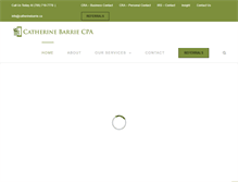 Tablet Screenshot of catherinebarrie.com
